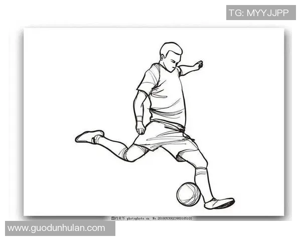 世界足球巨星简笔画集锦：畅享各大球员经典瞬间的艺术呈现